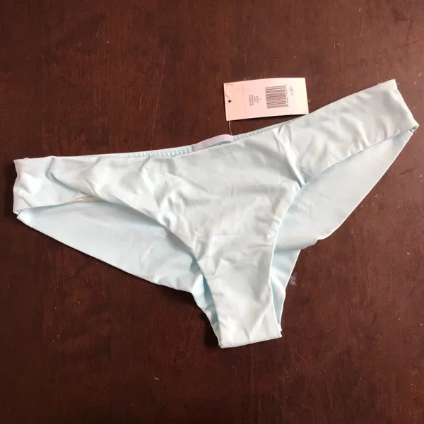 NWT Eberjey Light Blue Coco Cielo Bikini Bottoms L - Image 3