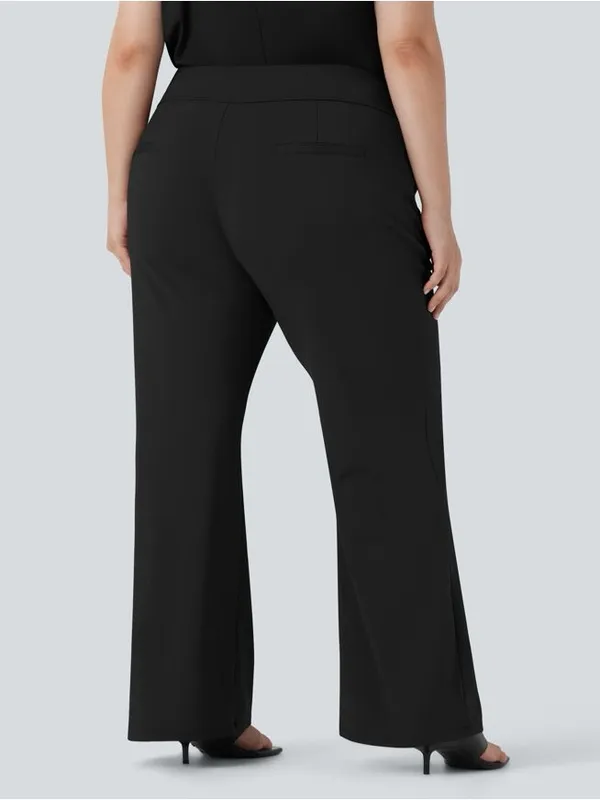 HALARA flex Black Wide-Leg Ponte Pull-On Pants DayStretch size 1X - Image 2
