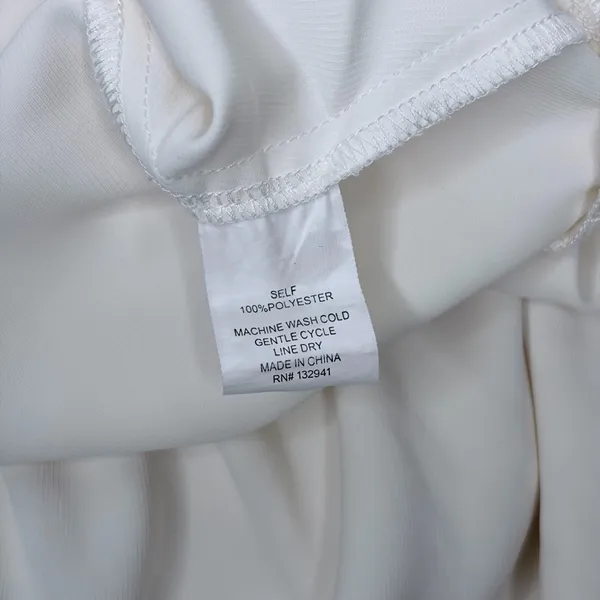 Amanda Uprichard White Midi Tiered Dress - Image 8