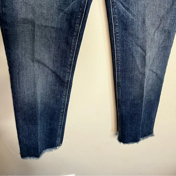 McGuire Gainsbourg Exposed Button Fly Raw‎ Gem Crop Denim Jeans - Image 5
