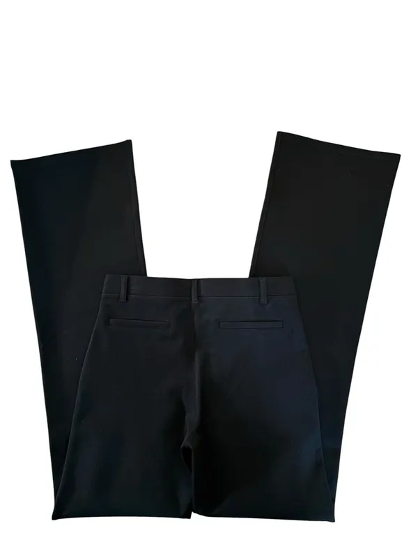 Quince Ultra-Stretch Ponte Bootcut Pant Black S~Tall Work Pant Wardrobe Staple - Image 5