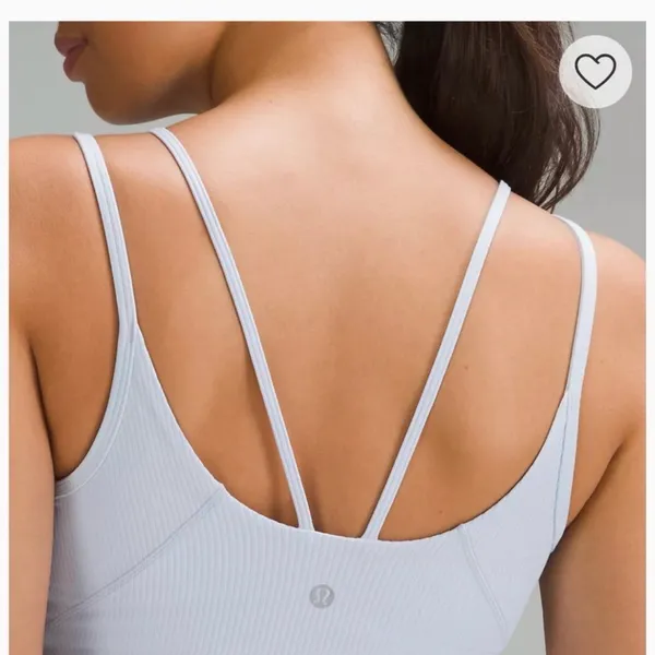 Lululemon Athletica White Strappy Sports Bra - Image 5