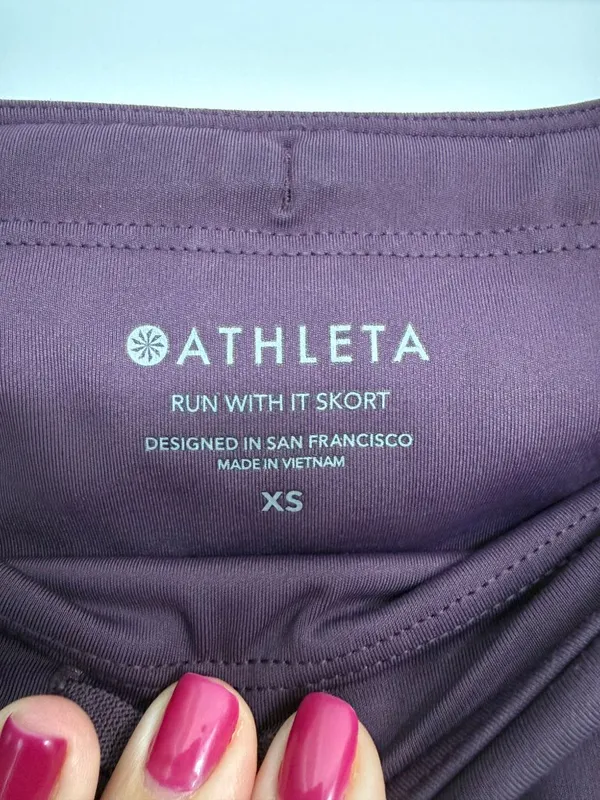 Athleta Run With It Skort Agate Purple Women’s XS Running Tennis Golf - Image 6