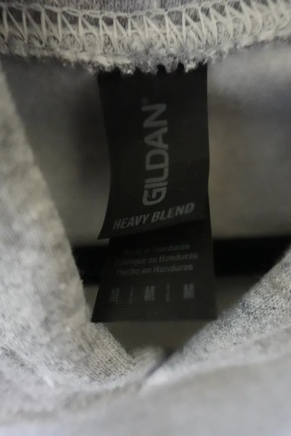 Grey Blank Gildan Hoodie - Image 2
