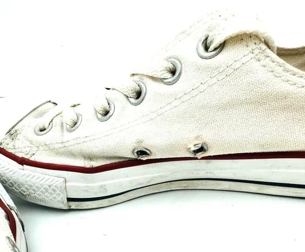 Converse Chuck Taylor All Star Blue Red Low Top Lace Up Shoes Size 8 - Image 10