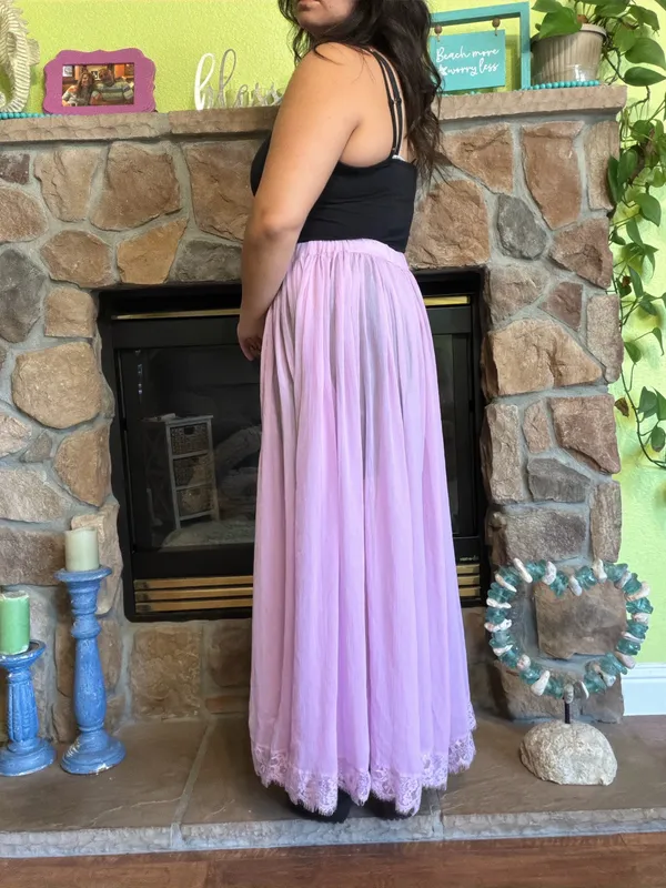 NWT Anthropologie Sheer Maxi Skirt - Image 5