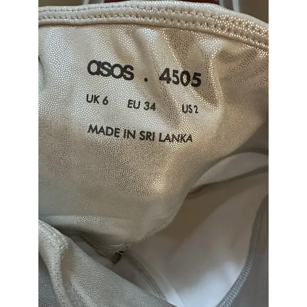 ASOS Woman’s 4505 pearlized full-length leggings Size‎ 2 - Image 6
