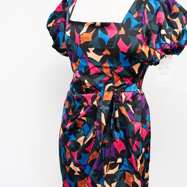 Show Me Your Mumu - Danielle Multicolor Satin‎ Mini Dress - Image 11