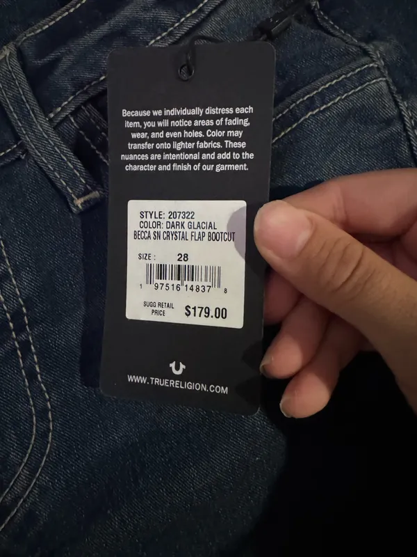 True religion bling glacier jeans  - Image 6