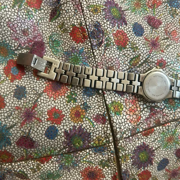 Bulova Women Watch Stainless Steel Gold Silver WR Battery White Date Quartz - Image 8