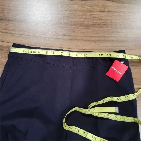 NWT spanx polished ankle slim navy pants‎ M - Image 6