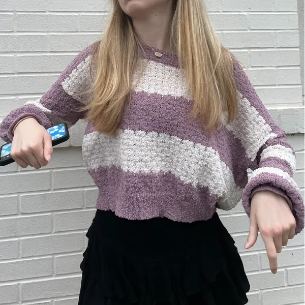 Altar'd State Pink Sweater - Image 3