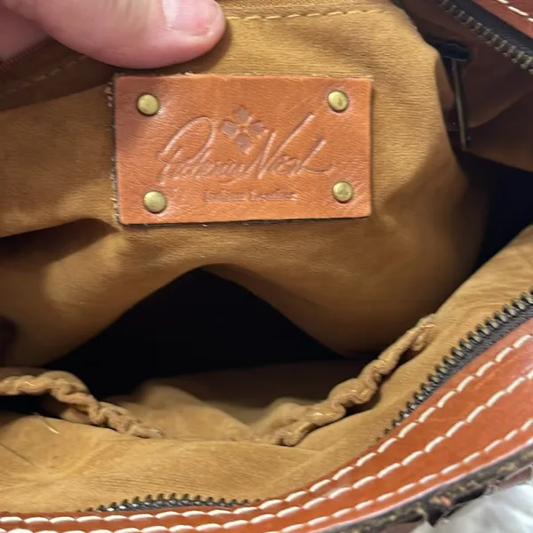Patricia Nash Brown Leather Poppy Tote - Image 4