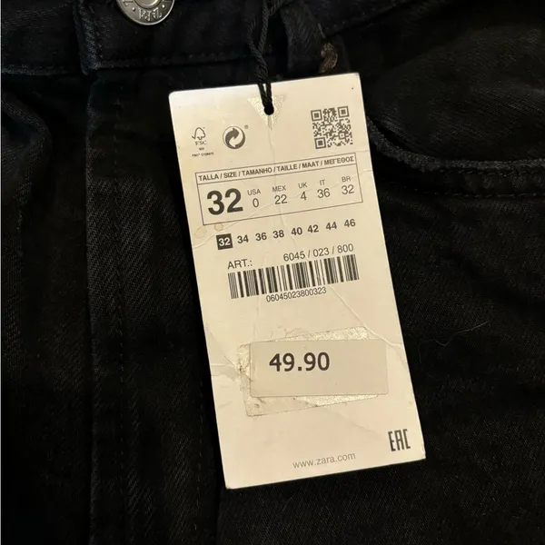 Zara Wide Leg Jeans - Image 4