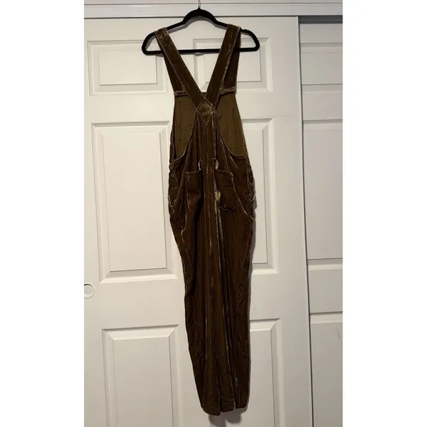 Faherty Overalls Silky Velvet Organic‎ Hippie Granola Western FLAW - Image 2