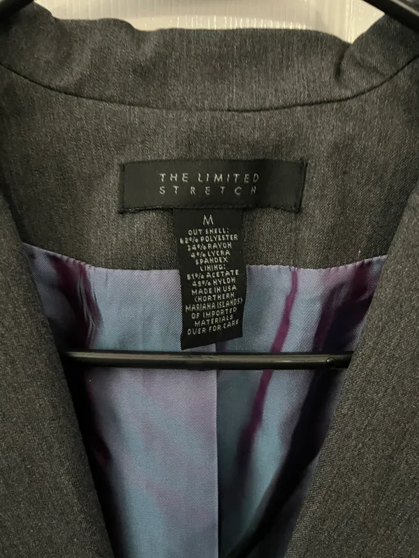 stretch gray size medium blazer - Image 5