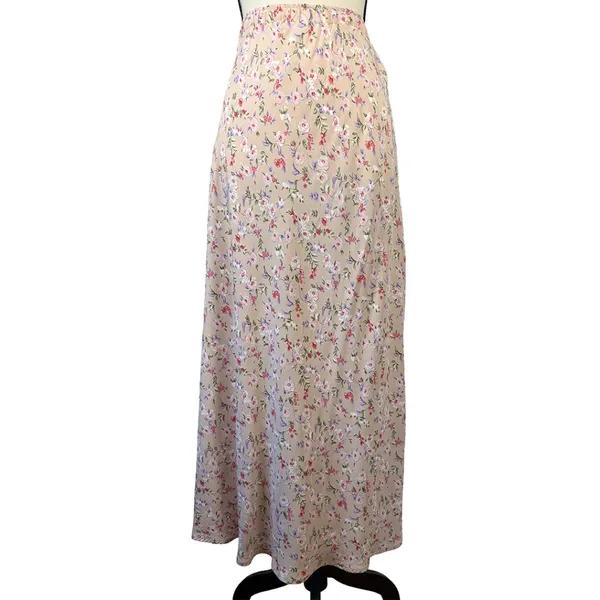 Carol Anderson Collection Vintage 90s Floral Maxi Skirt | Cottagecore Prairie - Image 12