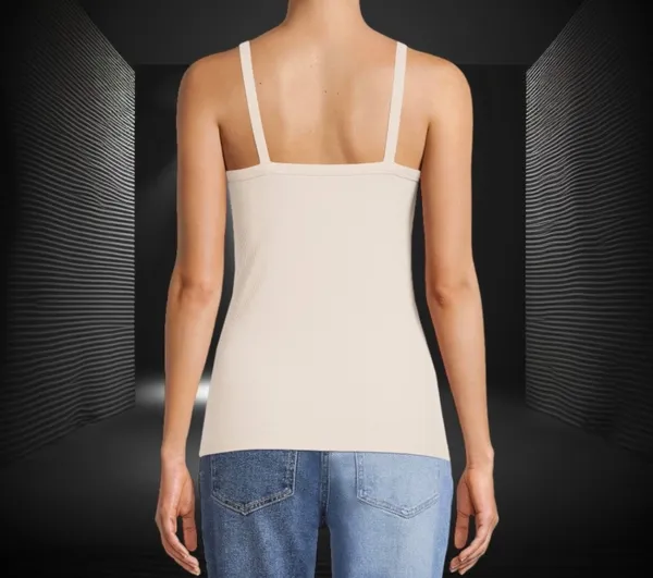 No Boundaries Ribbed Scoop Neck Tank Top- Small - Image 3