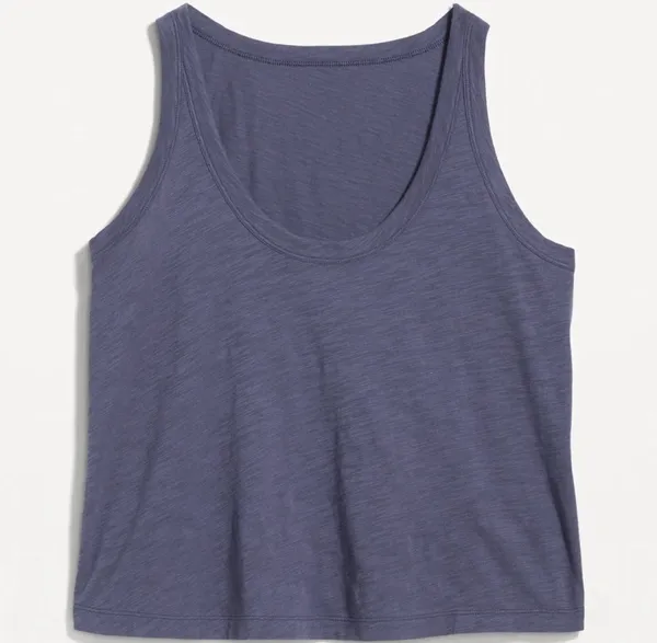 Old Navy Dark Blue Scoop Neck Tank Top - Image 7