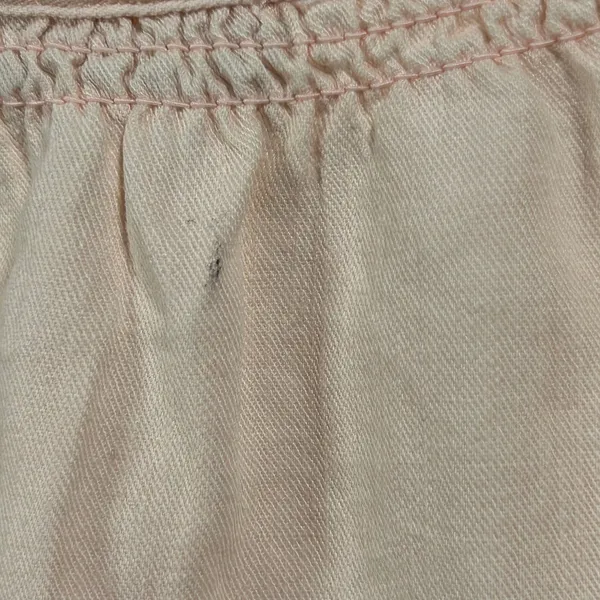 Rails Peach Tencel Linen Smocked Flutter‎ Sleeve Button Front Blouse XL - Image 7