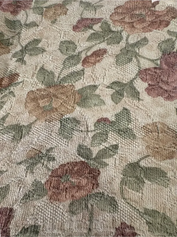 Vintage 90s Basic Editions Floral Tapestry Sweater Small Butter Mom Grannycore - Image 10
