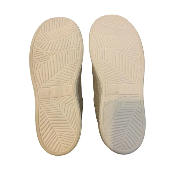 Reef Cushion Coast Knit Slip On Sneakers Womens Beige Excellent Metallic Lurex - Image 4