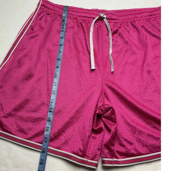 Nike‎ Vintage 2009 Womens Mesh Lined Basketball Gym Shorts Pink XL - Image 5