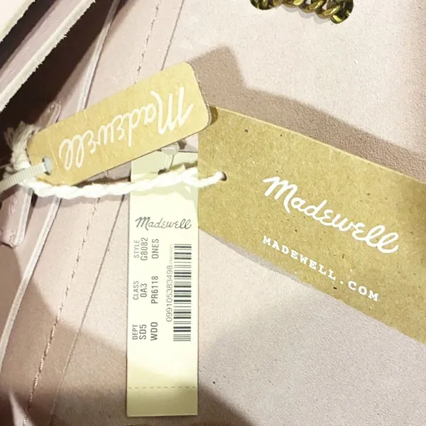 MADEWELL‎ The Chain Crossbody Bag Women's BLUSH Leather Small/Mini NEW - Image 3