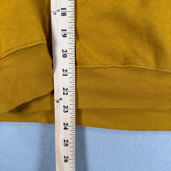 old Navy Womens XL Chill Vibes Mustard Yellow Raglan Fleece - Image 5