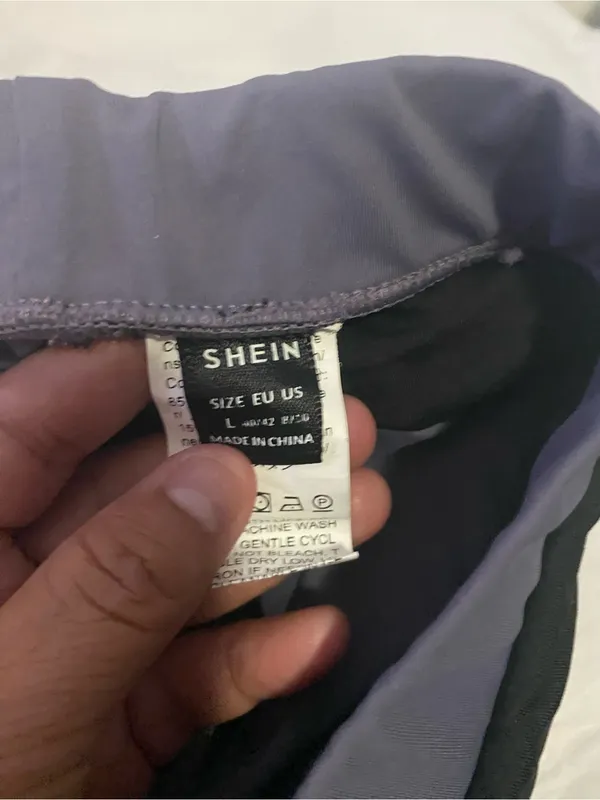 SHEIN Padded Racerback Sports Bra in Charcoal - Image 3