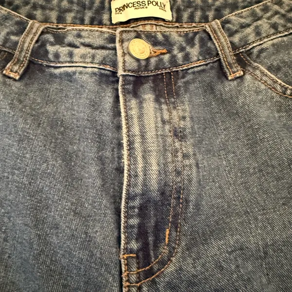 Women's Blue Wide-Leg Jeans - Image 3