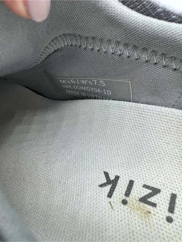 Kizik Lima The Hands Free Gray Slip On Sneaker Womens Size 7.5 Mens 6 travel - Image 5