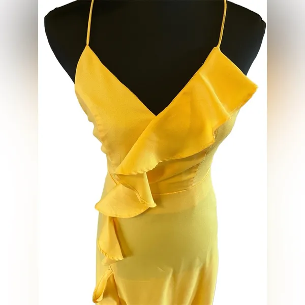 Luxxel Beautiful Yellow Dress - Image 5