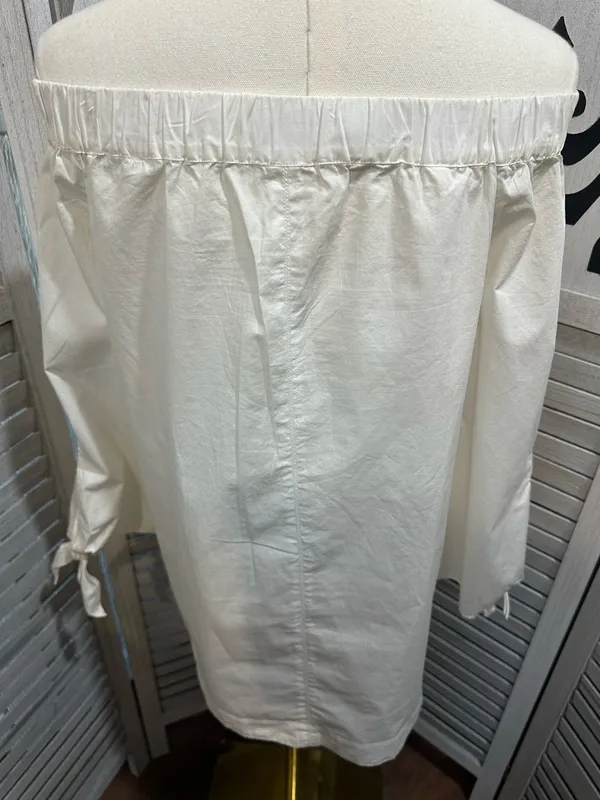 Free People Off show white off shoulder size XS - Image 5