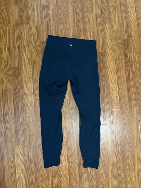 Lululemon Invigorate High Rise Navy Athletic Yoga Running Leggings 8 - Image 3