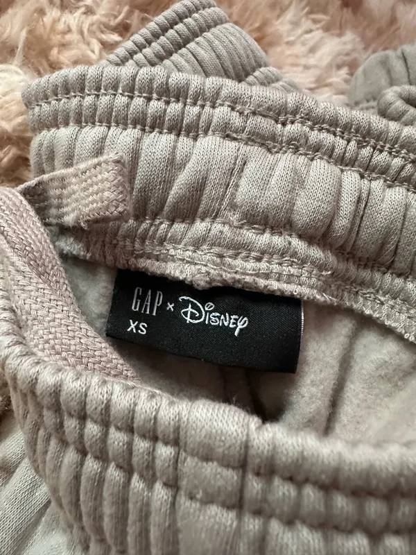 Gap X Disney Taupe Jogger Pants With Logo Size Xs - Image 5