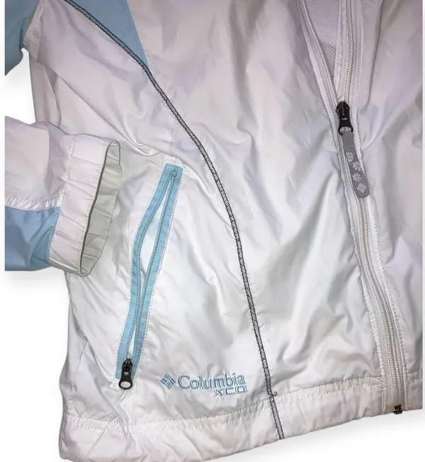 women’s white xco windbreaker jacket - Image 5