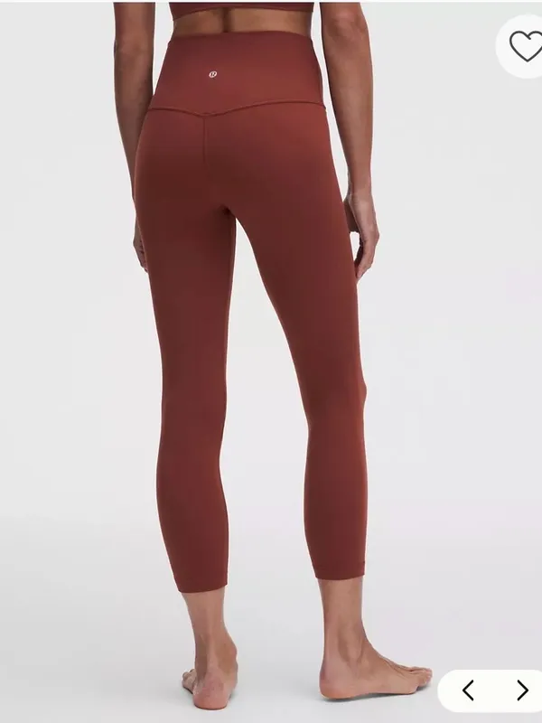 lululemon athletica High-Rise Capri Leggings in Rust - Image 2