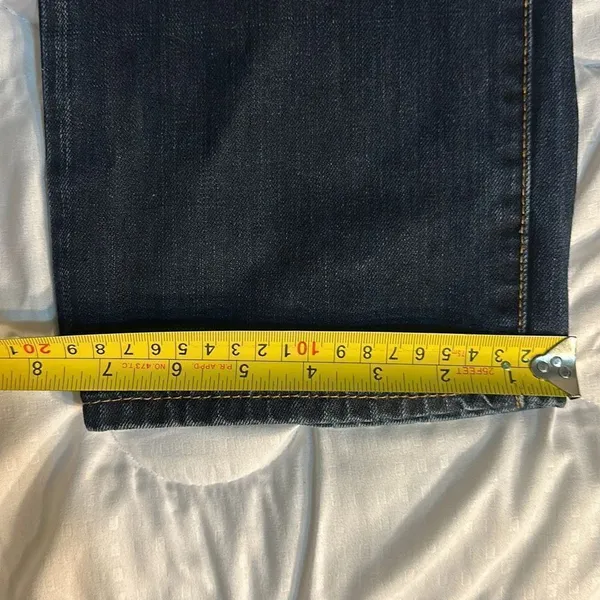 Gap Straight Fit Jeans Dark Wash Waist 28, Inseam 29 inches - Image 8