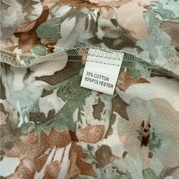 NWT Floral‎ Midi Slip Dress Size XS High Leg Slit - Image 7