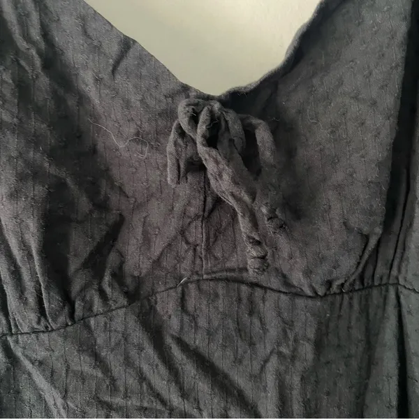 Wild Fable Black Flowy Mini Dress Size XL - Image 3