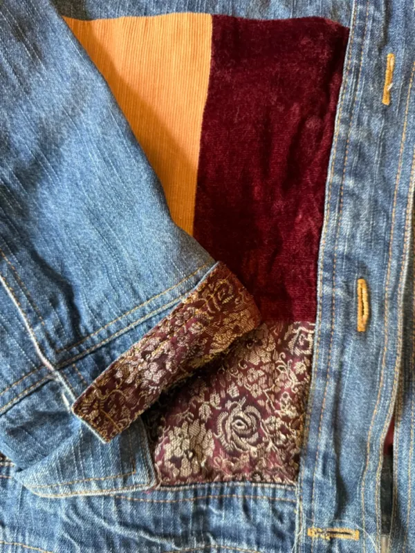 August Max Patchwork Jacket - Image 3