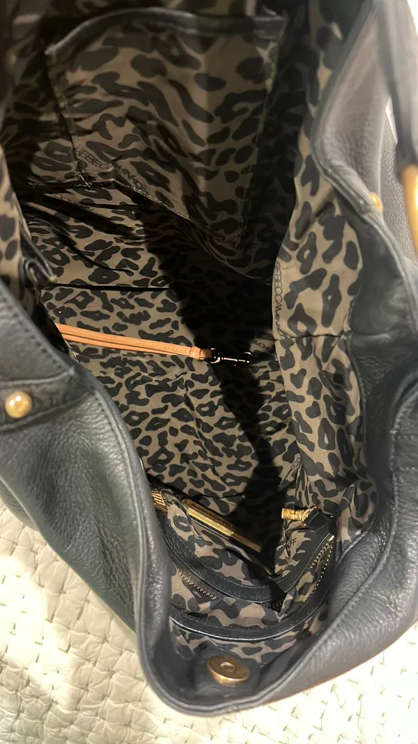 Rebecca Minkoff Black Pebbled Leather Purse - Image 2
