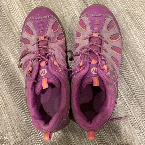 Merrell chameleon low lace hiking shoes dark purple 6 women’s - Image 5