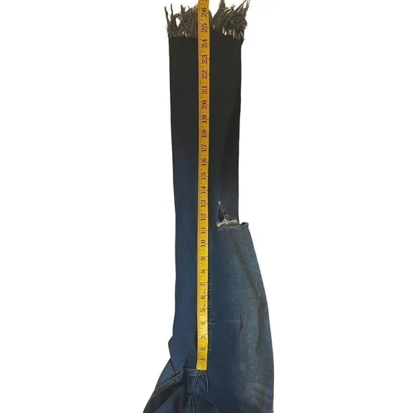 NWT Free People Raw Hem Distressed Jeans Size 2 - Image 11