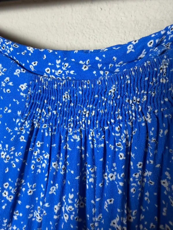 Barcelona Spain Brand Brownie Skirt Skort Blue Floral Size XXS - Image 4