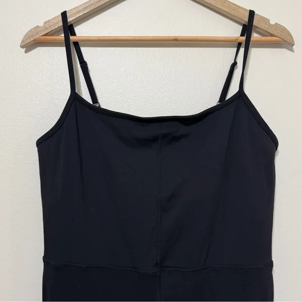 Quince Ultra-Form Kick Flare Jumpsuit Size Large black - Image 4