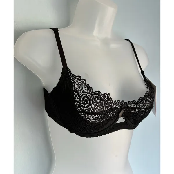 Lace Bra Black Small NWT Dreamgirl - Image 2