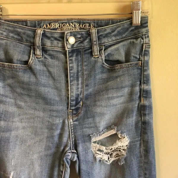 American Eagle outfitters super hi-rise‎ jegging si - Image 3