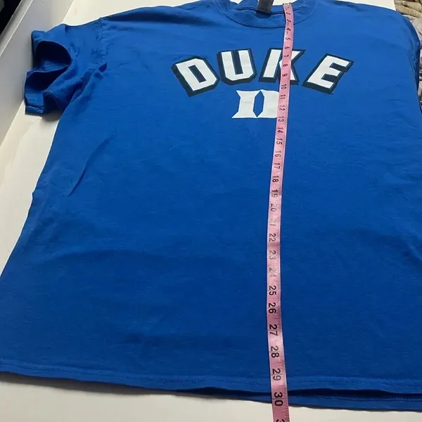 Imperfect Duke tshirt womens 2XL heavy cotton Gildan Duke tshirt‎ short sleeved - Image 5
